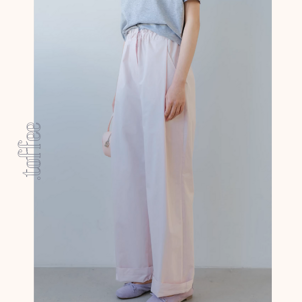 ミルクローズのカジュアルワイドパンツ《Z01076》