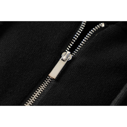 【2color】フィット＆フレアパーカーワンピース　X-344