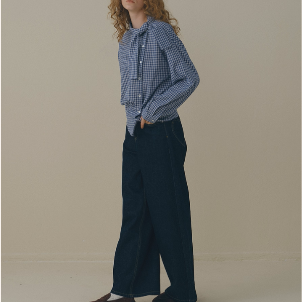 青の余韻とショールカラーの記憶《Z01164》