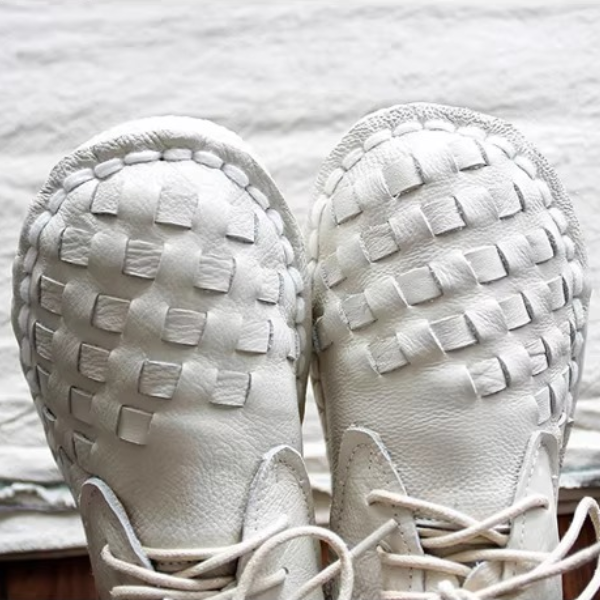 【4color】フリルカットのメッシュ編みシューズ《Z01362》