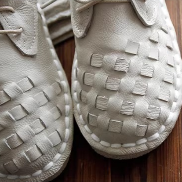 【4color】フリルカットのメッシュ編みシューズ《Z01362》