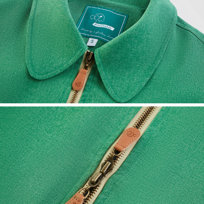 ショート丈グリーンジャケット《Z00874》