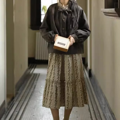 大ぶりボウタイのアンティーク風ジャケット《Z01359》