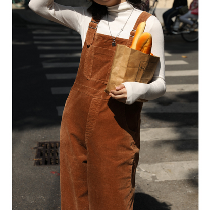 コーデュロイオーバーオール w-036