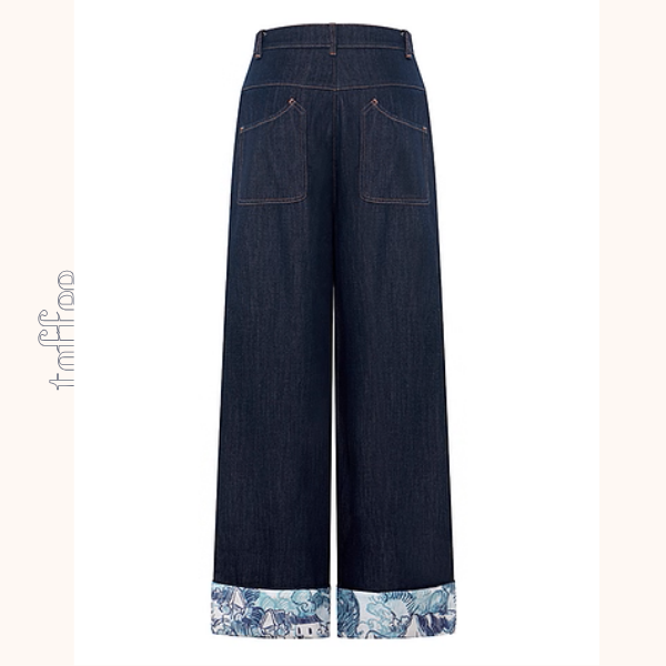 星降る夜の宴のストレートジーンズ《Z01058》