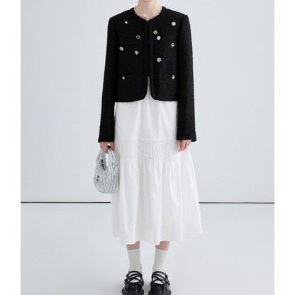 ハイウエストAラインロングスカート Z00032