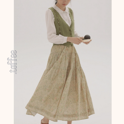 ミスティーフォレスト＊Aラインロングスカート《Z01192》