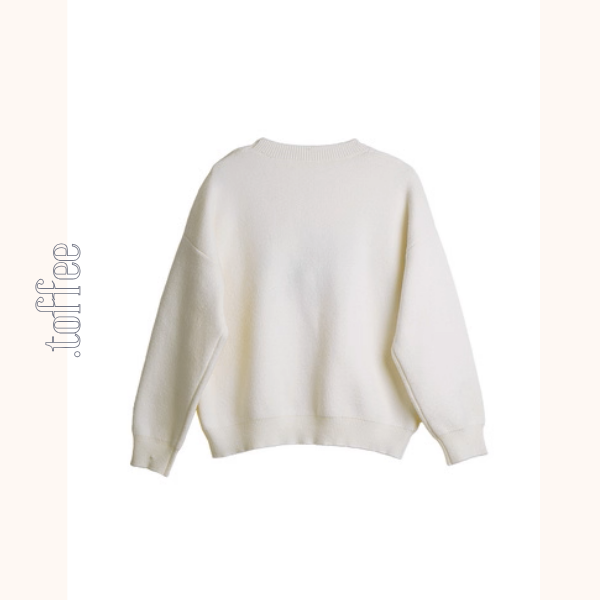 《色彩のたてがみを風に揺らして》ポニー刺繍セーター《Z01147》