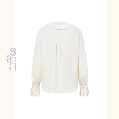 黒リボンと夢の風景ブラウス《Z01131》