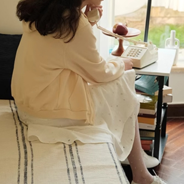 【2color】ルーズスウェットパーカー Z00076