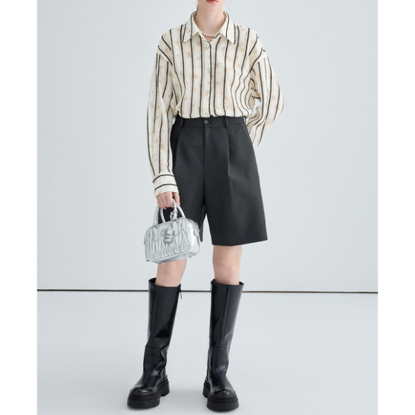 ブラックハーフパンツ X-289