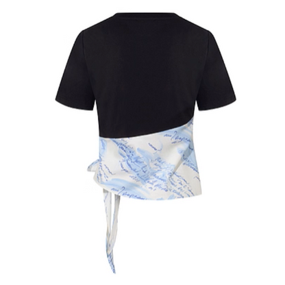 ゴッホと歩くアートTシャツ《Z01059》