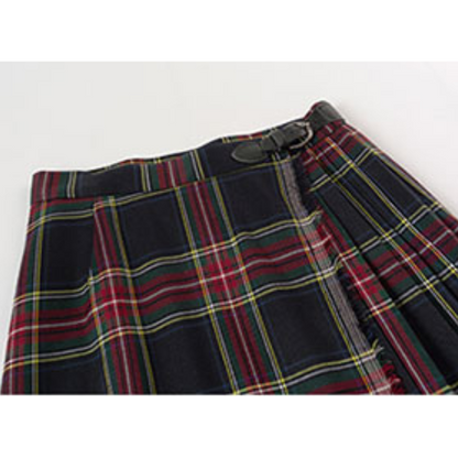 スコットランドチェックスカート　X-341