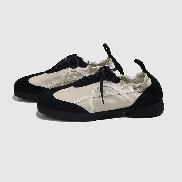 バイカラーフラットスニーカー　Z00445