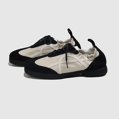 バイカラーフラットスニーカー　Z00445