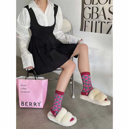 【3set】ミッドチューブコットンソックス Z00073