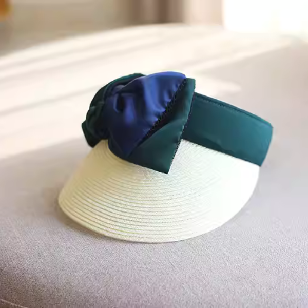 【3color】ビッグリボンサンバイザー X-151