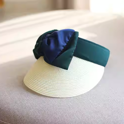 【3color】ビッグリボンサンバイザー X-151