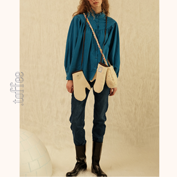 【2color】ハイウエストストレートデニムパンツ　《Z00712》