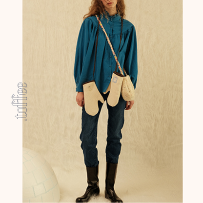 【2color】ハイウエストストレートデニムパンツ　《Z00712》