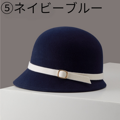 【6color】静けさを纏うベルトハット《Z01156》