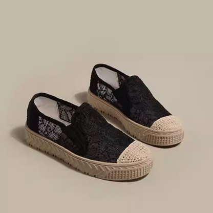 【2color】トータルエンブロイダリーメッシュシューズ W-199