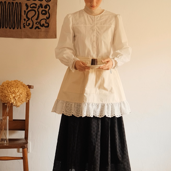 記憶のアトリエのピュアリボンブラウス《Z01157》