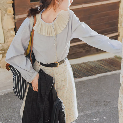 【2pattern】アルプスの風をまとうブルーシャツコレクション《Z01179》