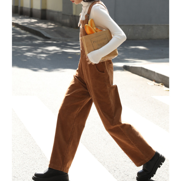 コーデュロイオーバーオール w-036