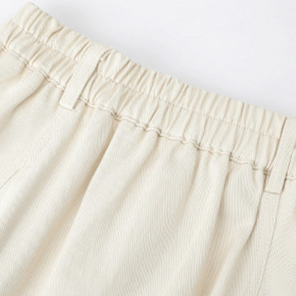 【2color】ワイドレッグコットンミディスカート Z00250