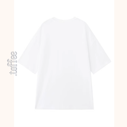 【3color】フラワープリントオーバーサイズTシャ《Z00993》