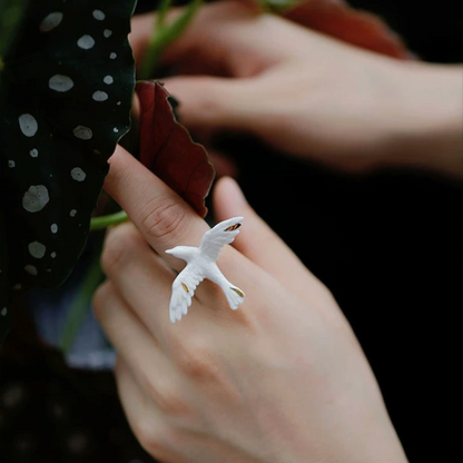 ホワイトバードリング　Z00593