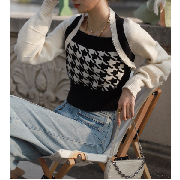 クロップドワイドデニム w-150