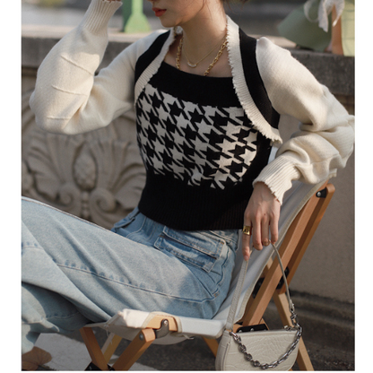 クロップドワイドデニム w-150