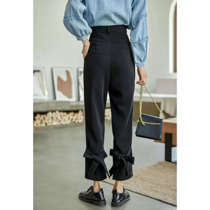 ハイウエストリボンパンツ X-054