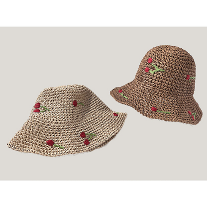 【2color】チェリーペーパーハット X-058