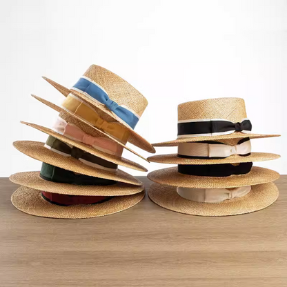 【10color】リボンカンカン帽 X1-006