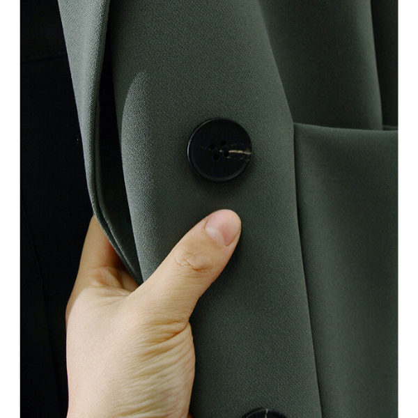 【3color】ストライプカフスのオーバーサイズジャケット X-331