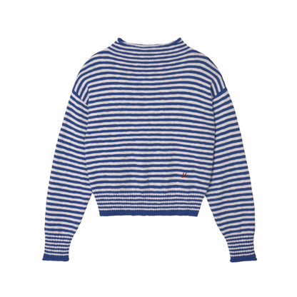 【2color】朝の光をまとうボーダーニット《Z01169》