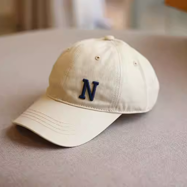 【4color】ワンポイントベースボールキャップ W-205