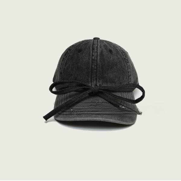 【2color】フロントリボンデニムキャップ Z00101