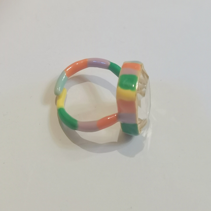 カラフルアジャスタブルリング　Z00416