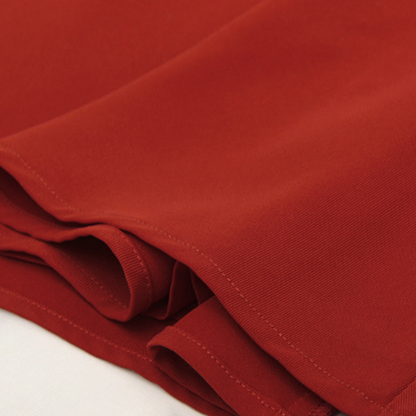 センターボタンルーズフレアスカート X-272