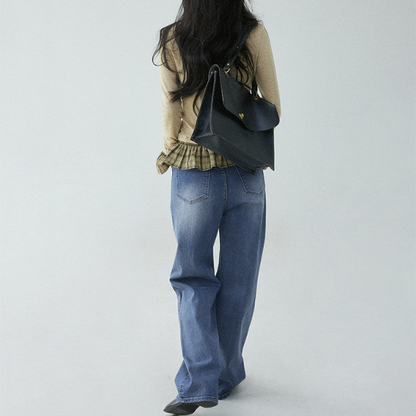 チェック柄ティアードデザインスリムトップ《Z00836》