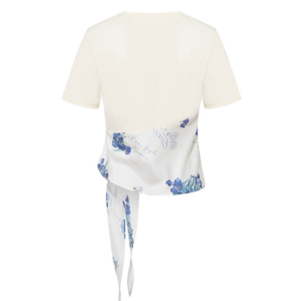 ゴッホと歩くアートTシャツ《Z01059》