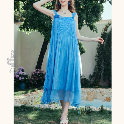 ブルーローズキャミワンピース《Z00968》