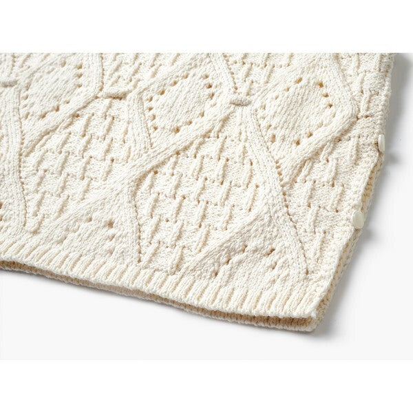 透かし編みノースリーブニットトップ Z00384