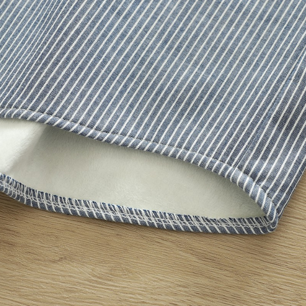 【4color】胸ポケット付きストライプ柄ボタンシャツ　《Z00724》