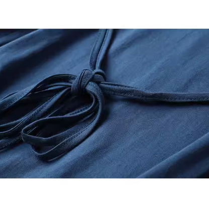 【2color】ウエストリボンTシャツ X1-009