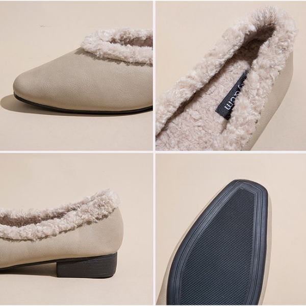 【３color】インナーボアローヒールパンプス w-129